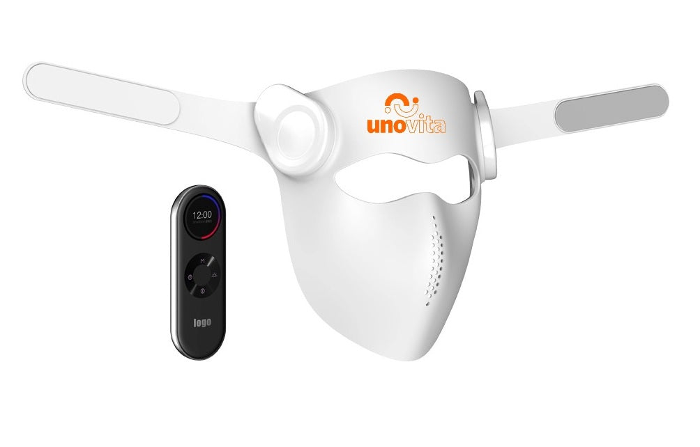 Uno Vita Pro Light Mask 1064 – medical grade wireless LED + laser therapy mask
