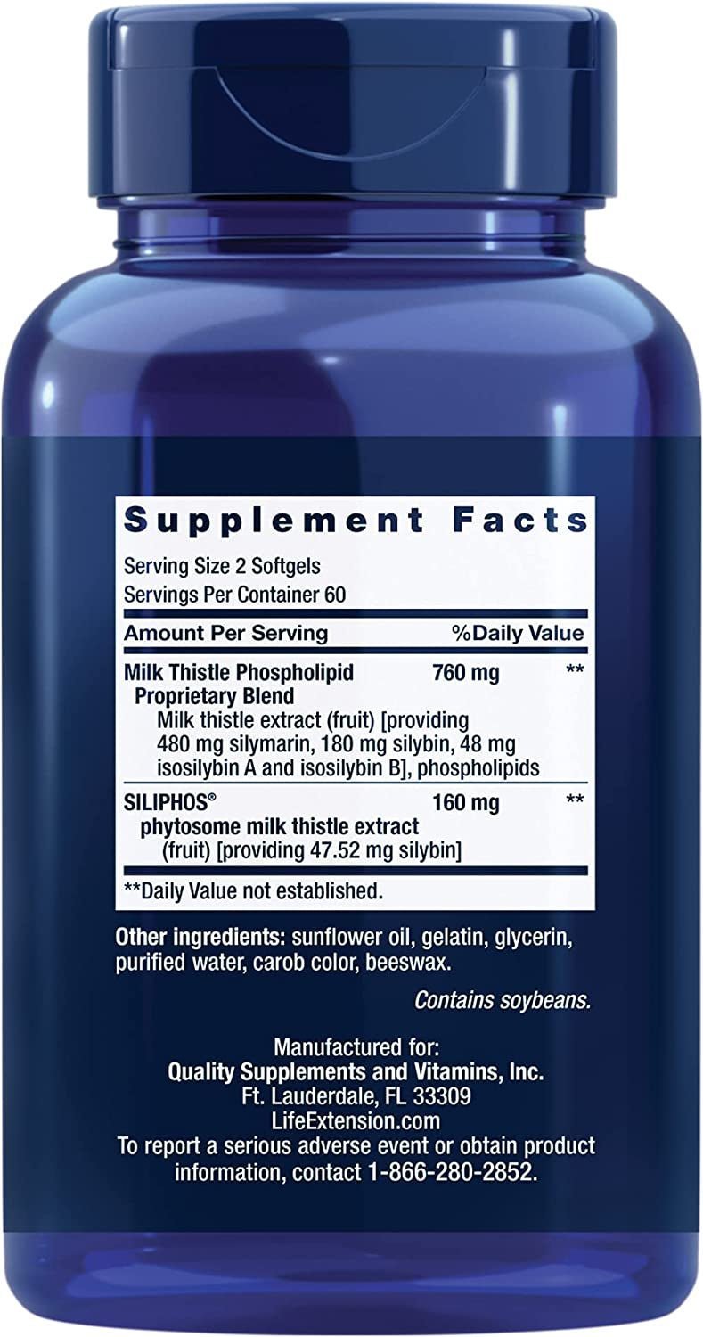 Advanced Milk Thistle (120 capsules) - Uno Vita AS