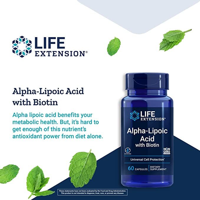 Alpha-Lipoic Acid with Biotin - Uno Vita AS