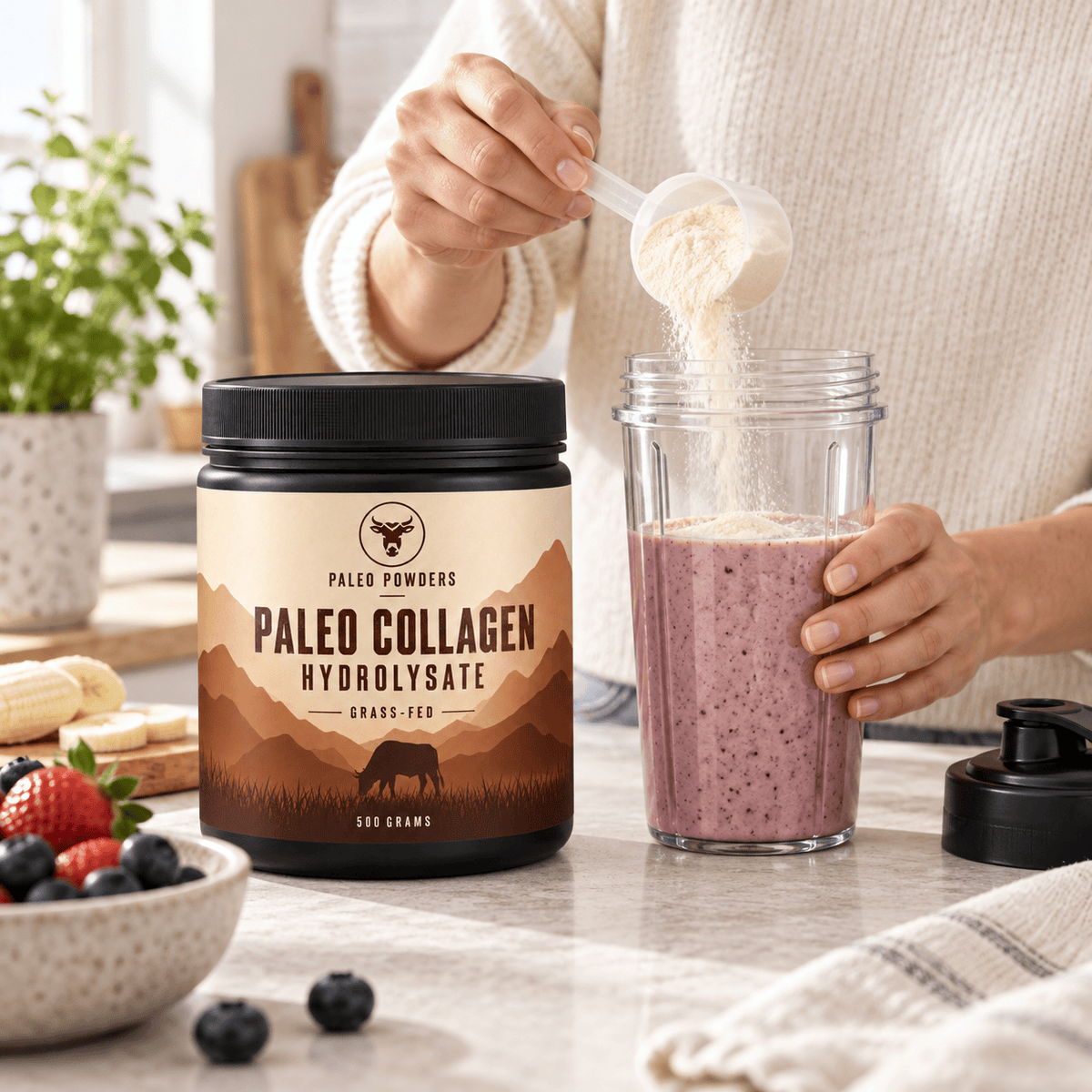 Paleo Collagen Hydrolysate – Grass-Fed (500 grams)