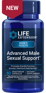 Life Extension Best in Class Advanced Male Sexual Support, 60 vegetariske kapsler