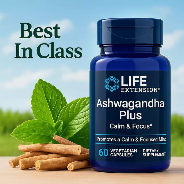 Best In Class Ashwagandha Plus Calm & Focus - Uno Vita AS