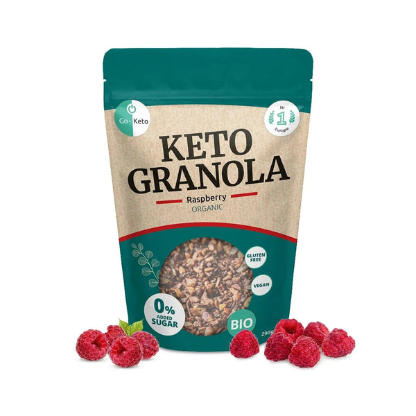 Bio Keto Granola Raspberry Go-Keto 290g - Uno Vita AS