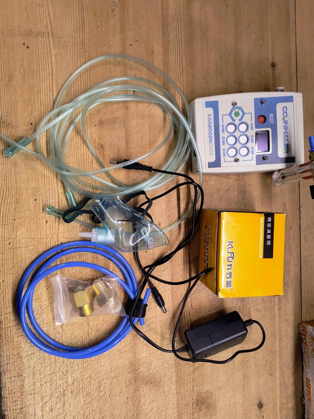 Carbogen inhaler (Co2 breathing) - Carbogenetics - Uno Vita AS