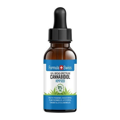 CBD Oil in Hemp Seed Oil (10%) - Uno Vita AS