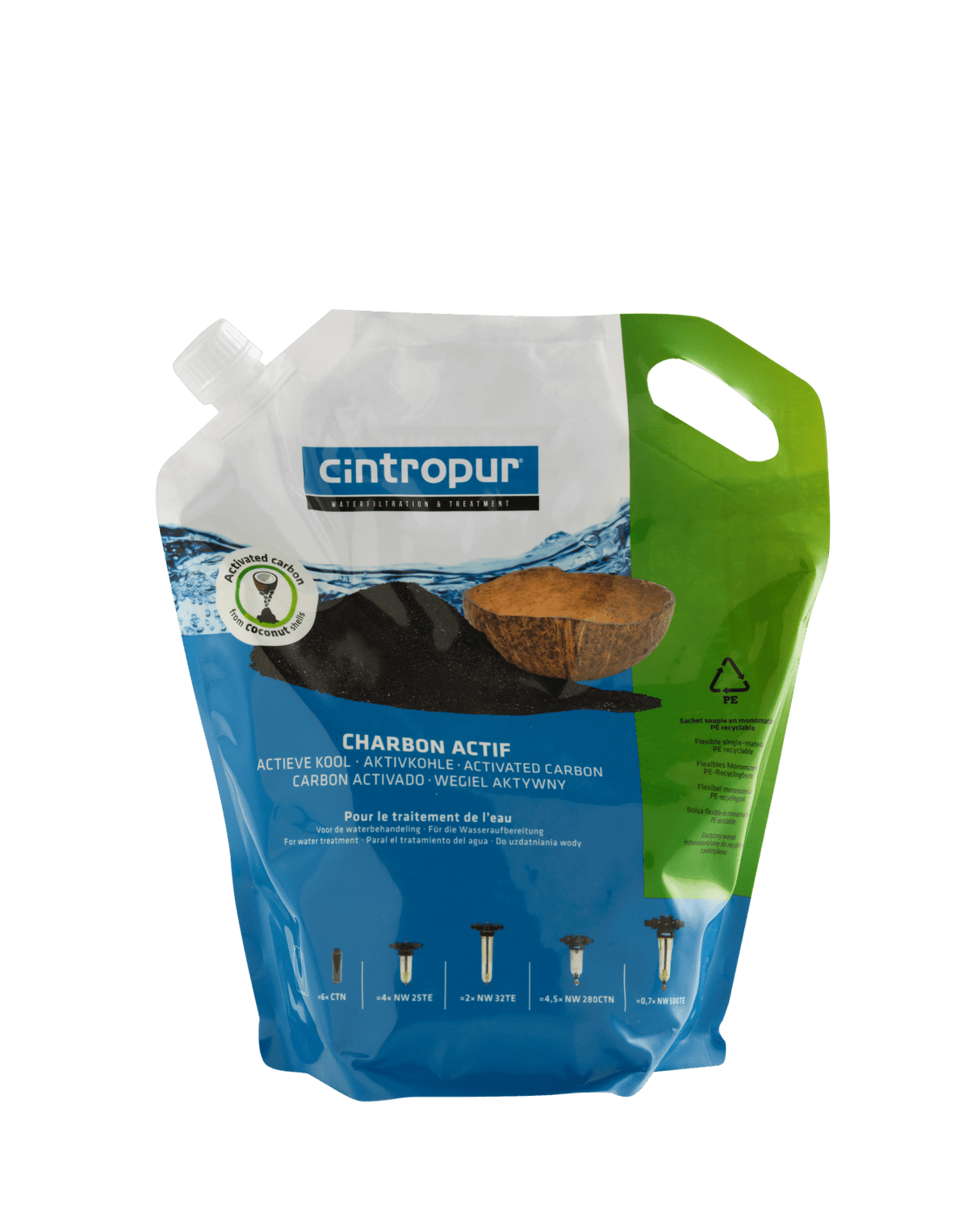 Cintropur Activated Carbon – 3.4 liter - Uno Vita AS