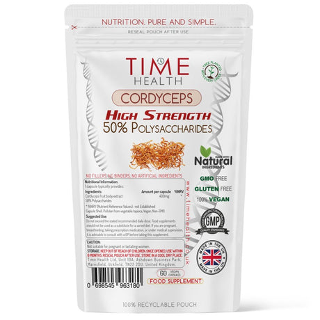 Cordyceps militaris High Strength (60 capsules) - Uno Vita AS