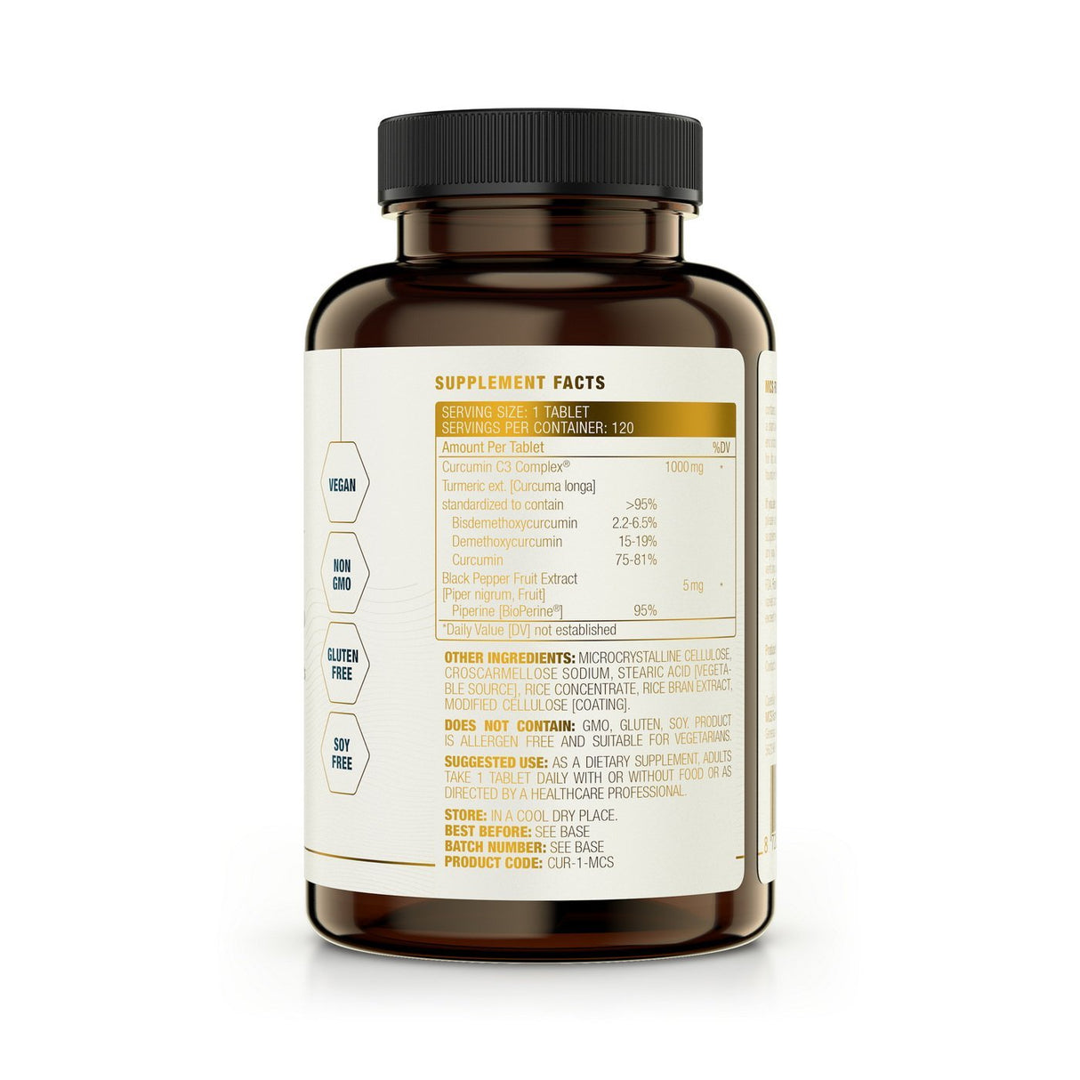 Curcumin C3 complex (1000 mg) - Uno Vita AS