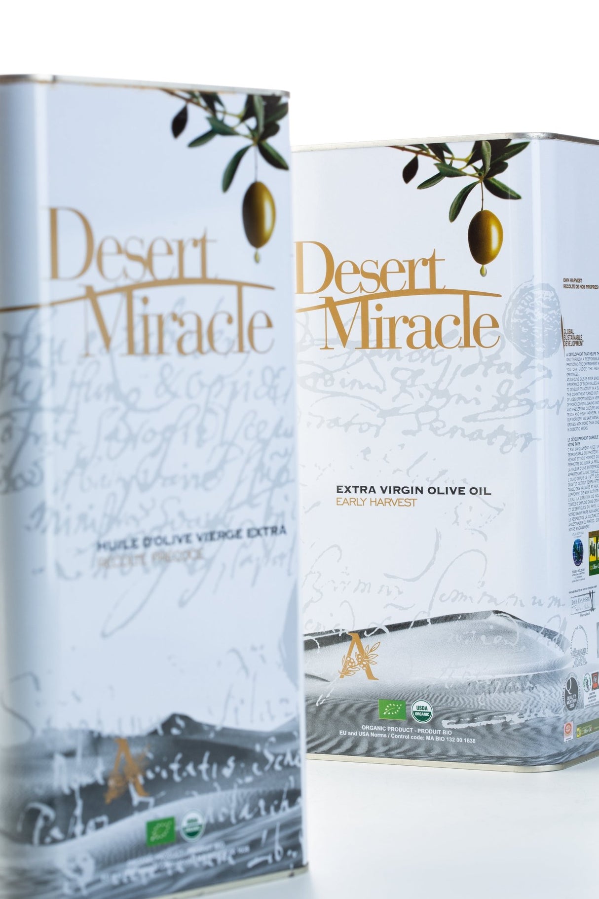 Desert Miracle (5 liter) – Atlas Olive Oil – Ultra Premium Extra Virgin olive oil - Uno Vita AS