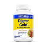Digest Gold® med ATPro® i en hvit beholder, gult og blått design, inneholder 90 vegetabilske kapsler.