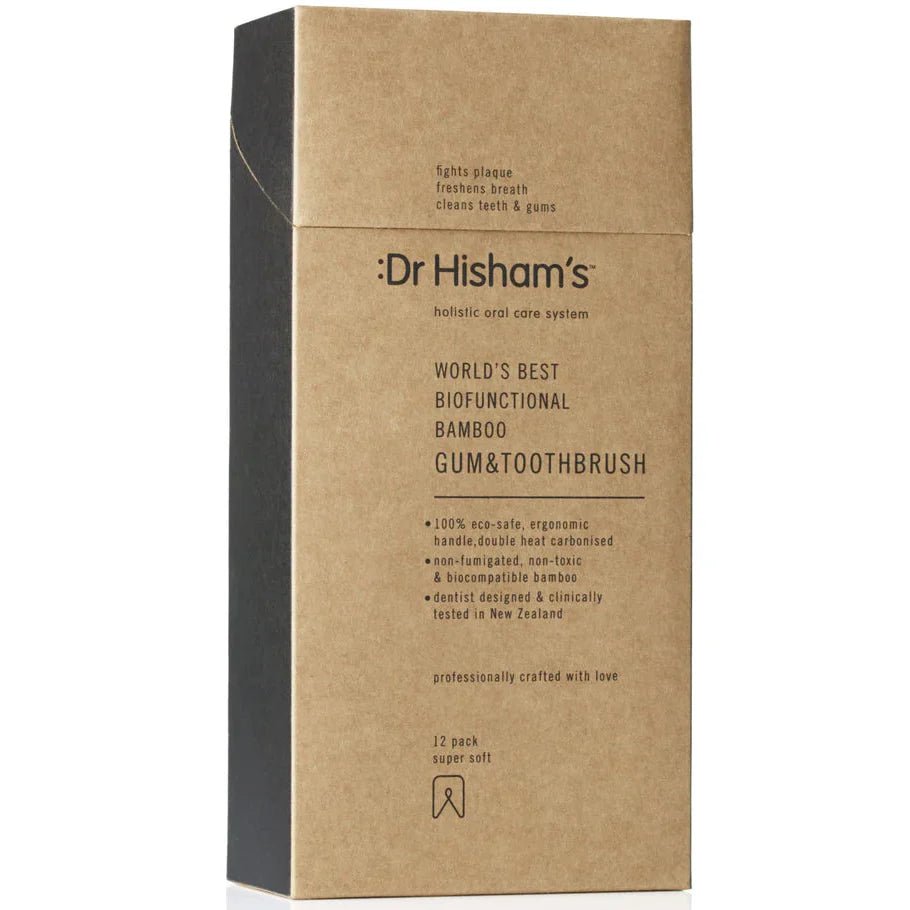 Dr Hisham's Best Biofunctional Bamboo Gum & Toothbrush - Uno Vita AS