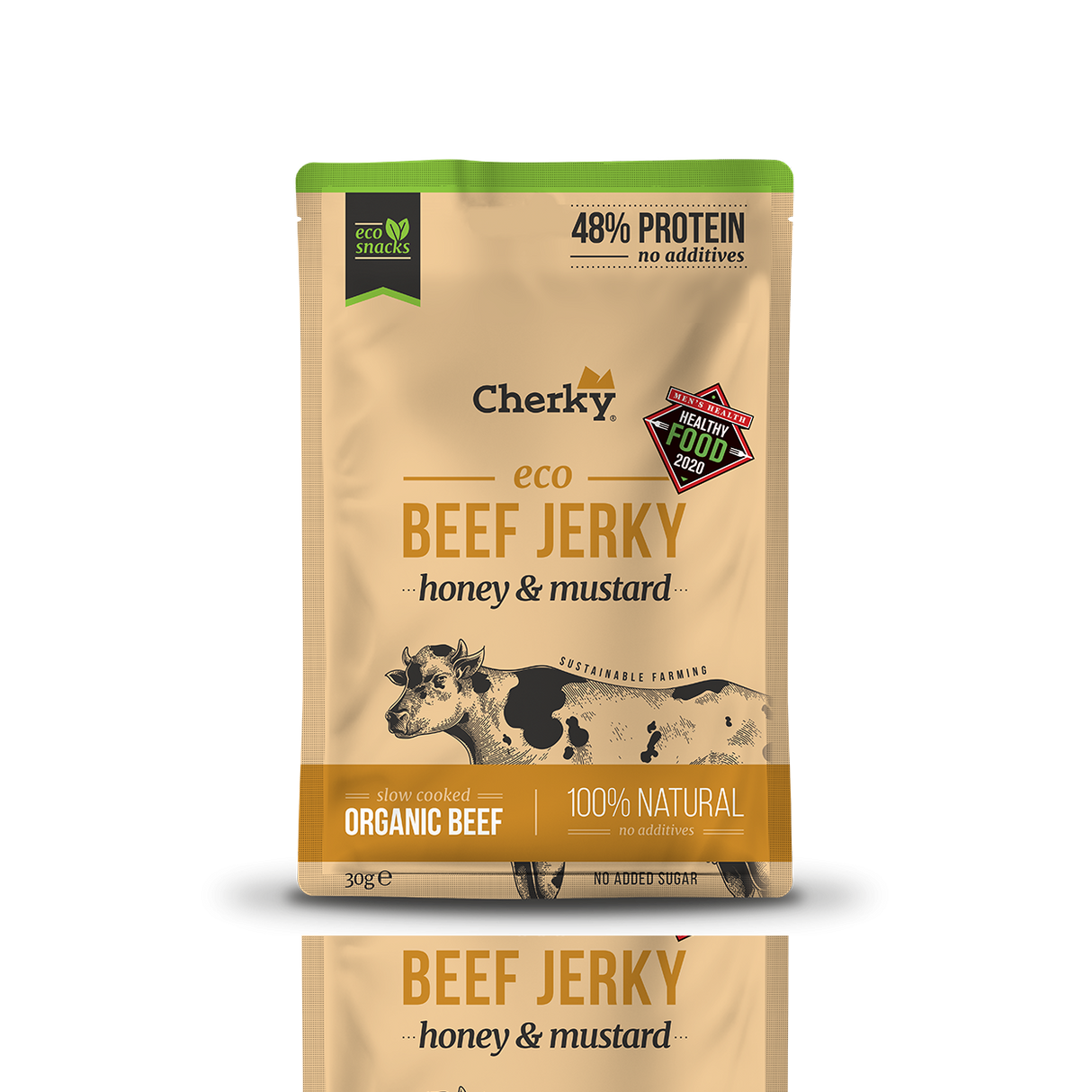 ECO Beef Jerky Honey and Mustard - Uno Vita AS