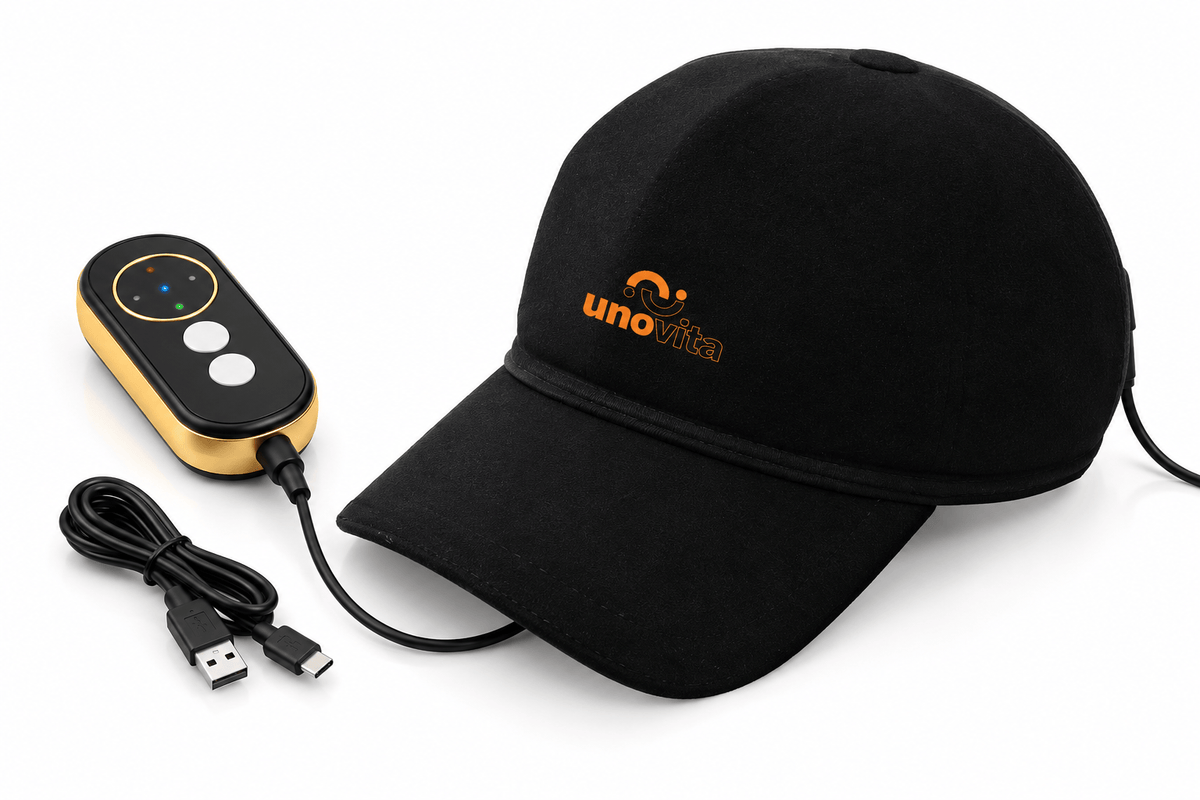Uno Vita Red Light Therapy Cap (148 LEDs, 660/850 nm)