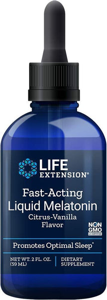 Fast-Acting Liquid Melatonin Citrus-Vanilla (59ml) - Uno Vita AS