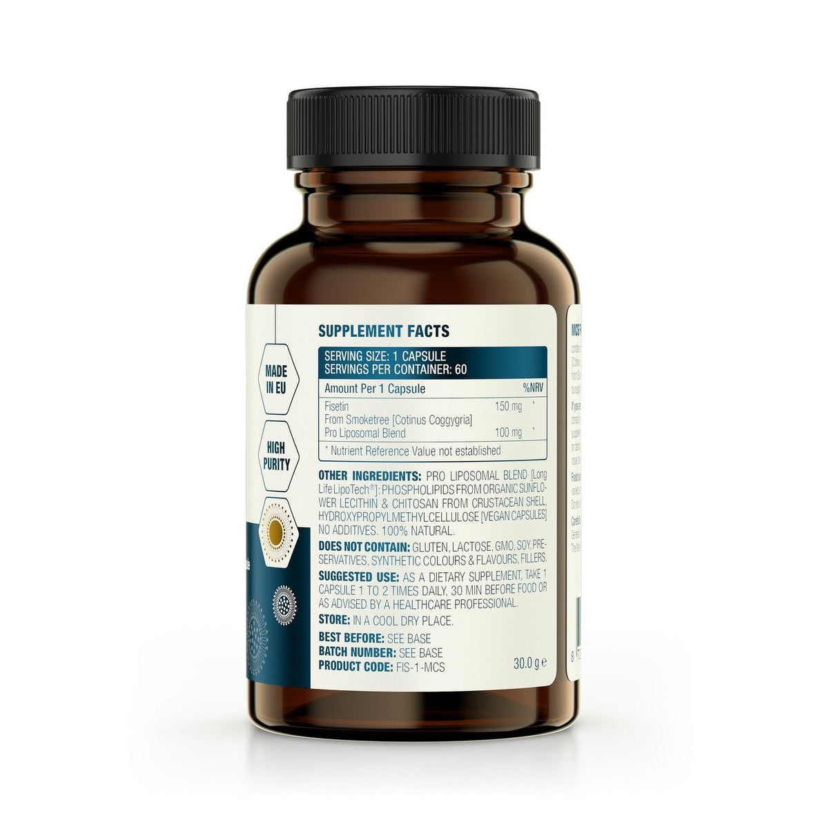 Fisetin Pro Liposomal, 150 mg - Uno Vita AS