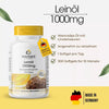 Flaxseed Oil 1000 mg - 300 softgels - with Vitamin E - for cell protection - Uno Vita AS