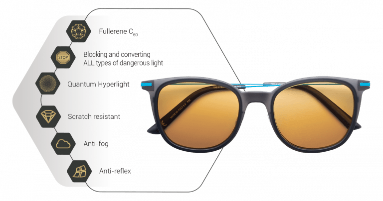 Tesla Bioptron Hyperlight Eyewear® (Brun)