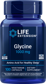 Life Extension Glycine 1000 mg, 100 vegetariske kapsler