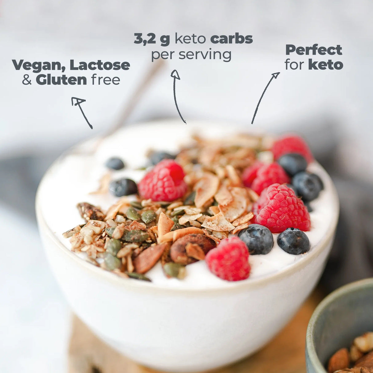 Go-Keto Keto Granola Apple Cinnamon (260g) - Uno Vita AS