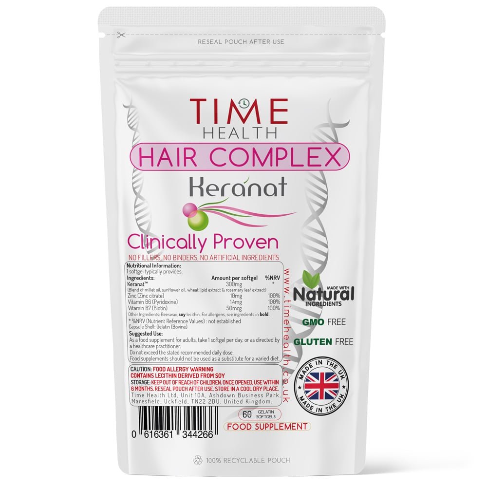 Hair Complex – Improves Hair Brightness, Volume & Beauty (60) - Uno Vita AS