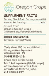 HerbArea Oregon Grape Tincture - Uno Vita AS