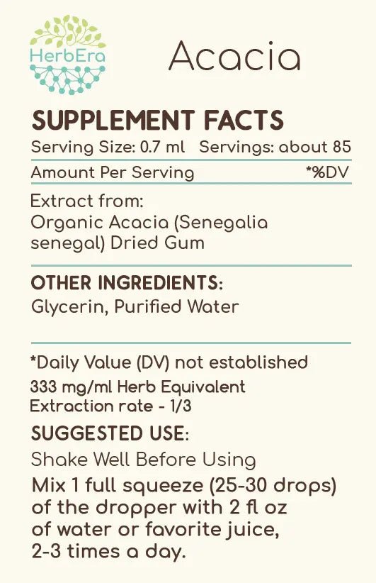 HerbEra Acacia Tincture - Uno Vita AS