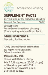 HerbEra American Ginseng Tincture - Uno Vita AS