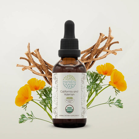 HerbEra California and Valerian Tincture - Uno Vita AS
