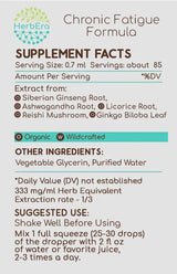 HerbEra Chronic Fatigue Formula Tincture - Uno Vita AS