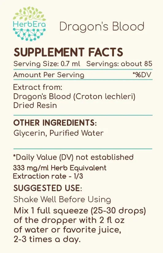 HerbEra Dragon's Blood Tincture - Uno Vita AS