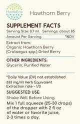 HerbEra Hawthorn Berry Tincture - Uno Vita AS