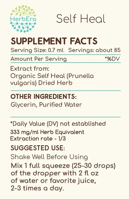 HerbEra Self Heal Tincture - Uno Vita AS