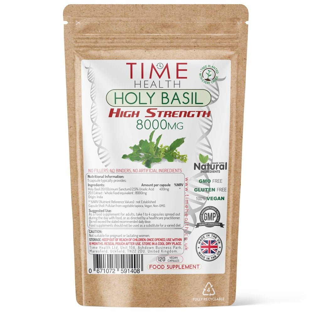 Holy Basil 20:1 (Ocimum Sanctum) (120) - Uno Vita AS