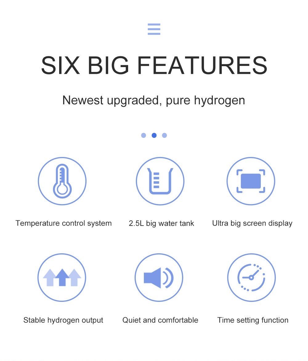Hydrogen inhalator GY - HX1800 (1200 ml H2) - Uno Vita AS