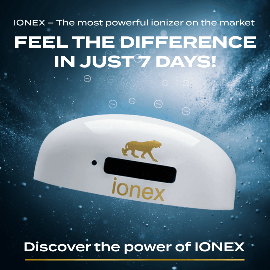 IONEX Negative Ion Generator (Black) - Uno Vita AS