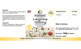 L-Arginine 1000 mg - 90 Tablets - Vegan