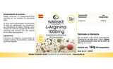 L-Arginine 1000 mg - 90 Tablets - Vegan
