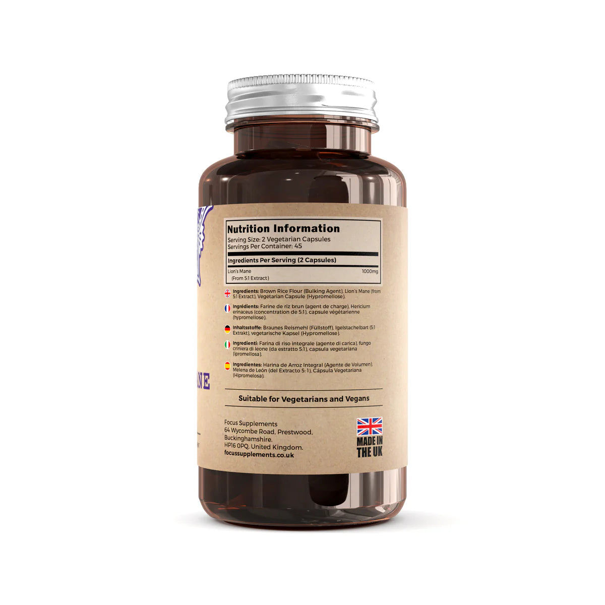 Lion’s Mane 5:1 - Extract 1000mg
