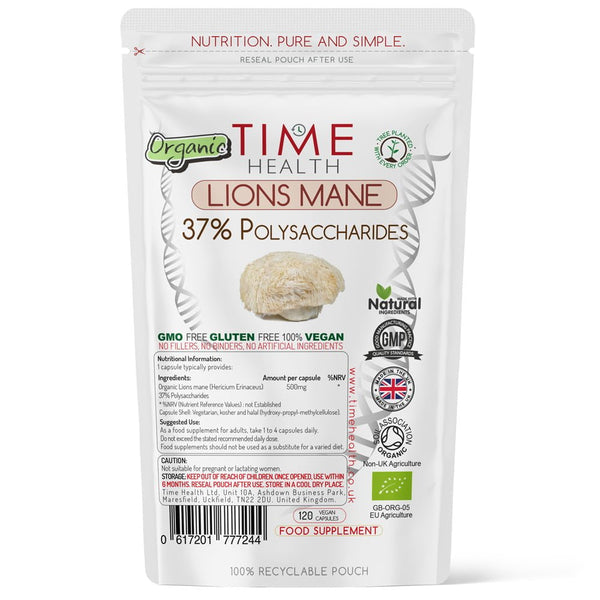 Lions Mane – 37% Polysaccharides - Uno Vita AS