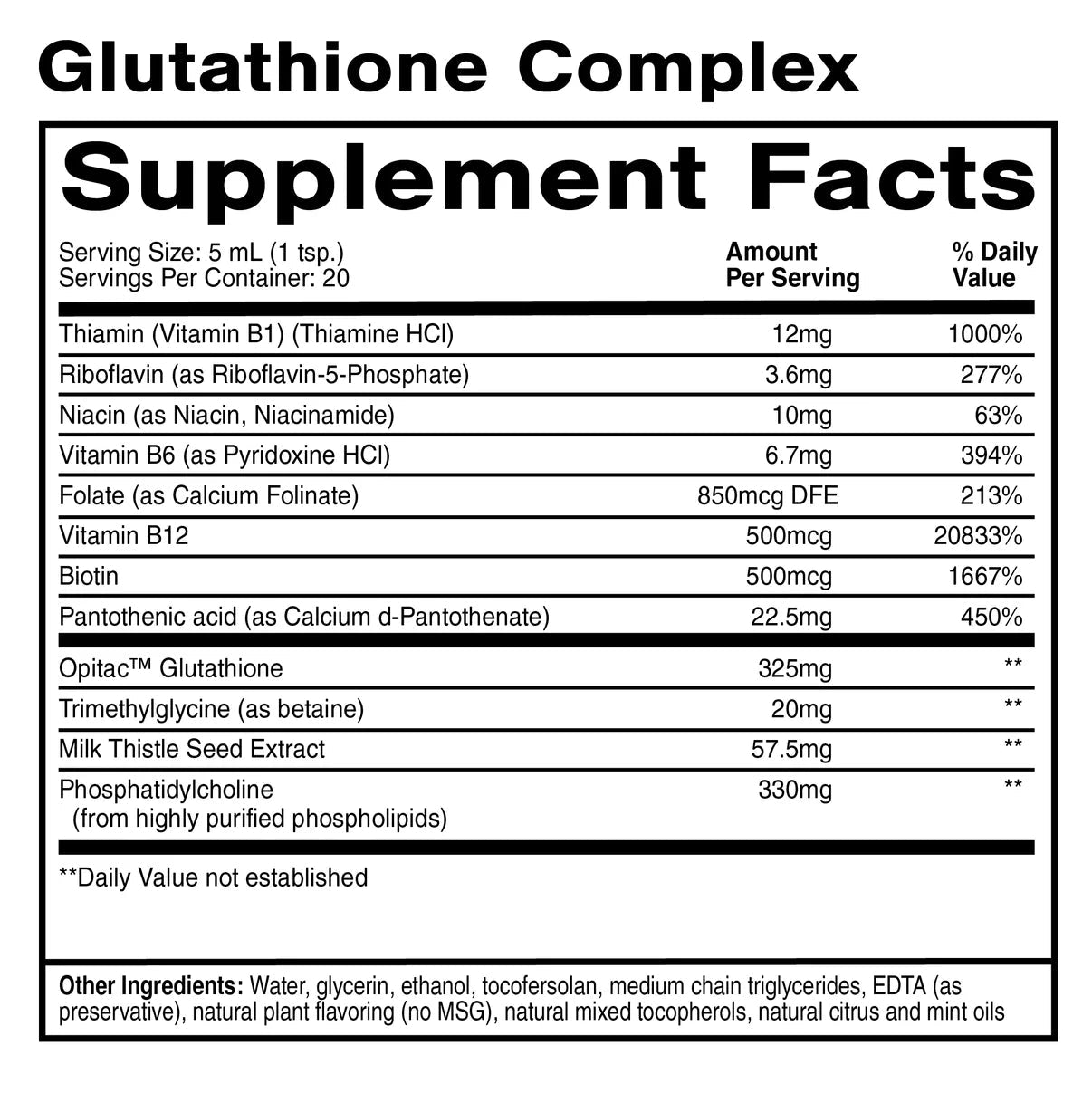 Liposomal Glutathione Complex - Uno Vita AS