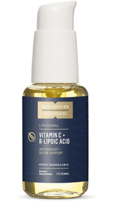 Quicksilver Scientific Liposomal Vitamin C med R-liponsyre, 120 ml pumpeflaske