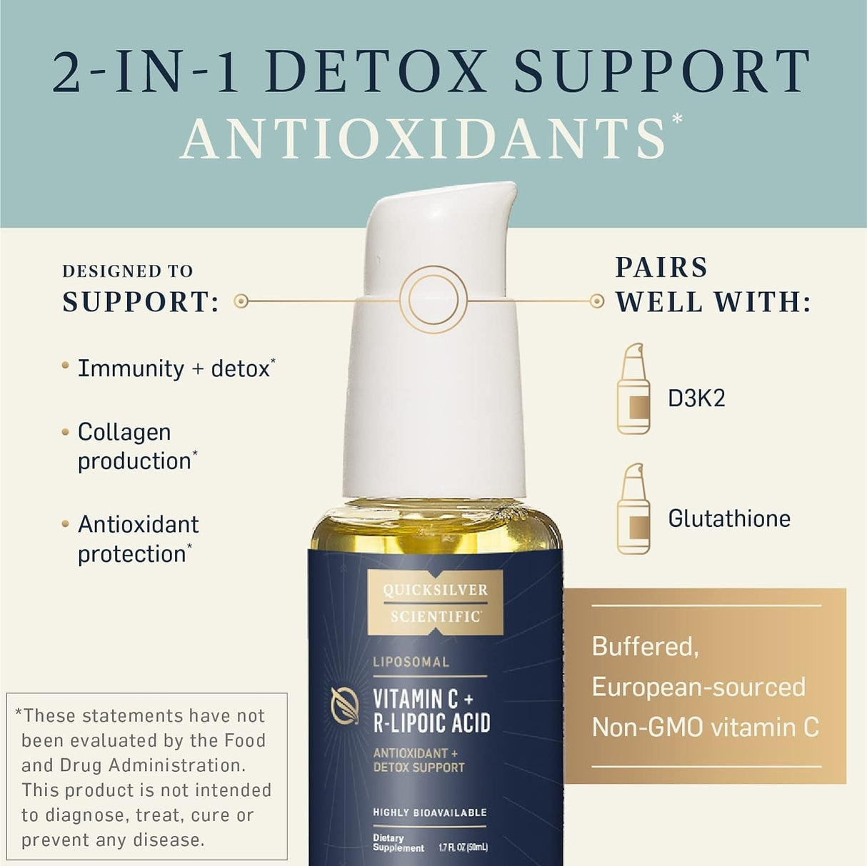 Liposomal Vitamin C with R - Lipoic Acid - Uno Vita AS