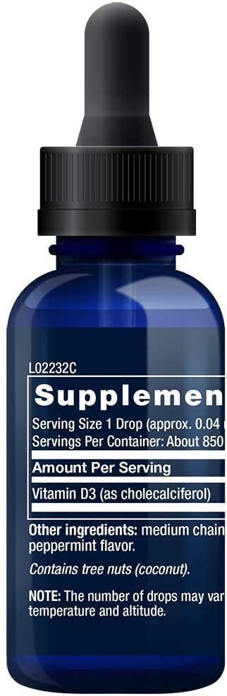 Liquid Vitamin D3 (Mint) - Uno Vita AS