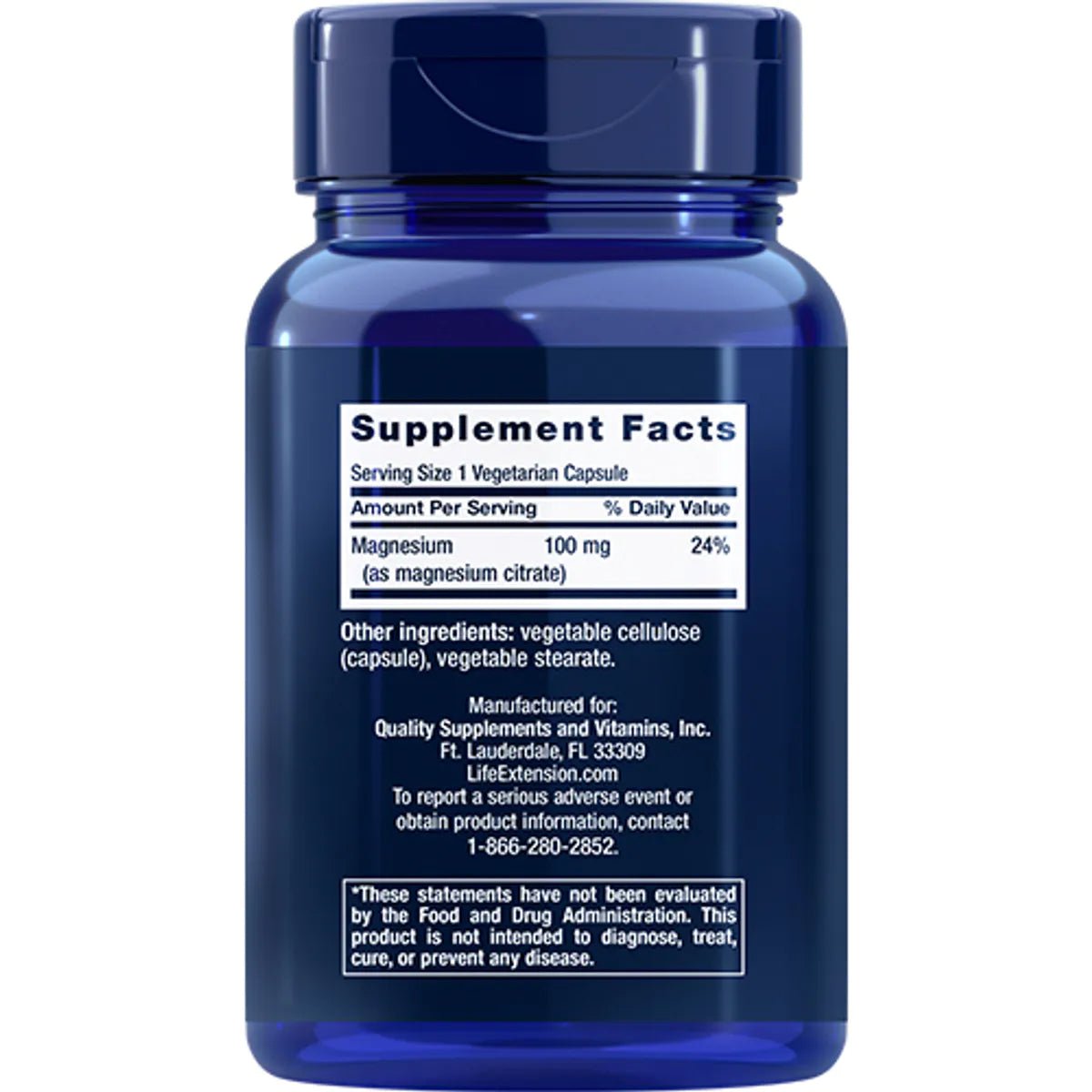 Magnesium (Citrate) 100mg (100) - Uno Vita AS