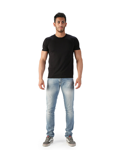 SPIKE-CELL T-SHIRT MEN-Black-S (ingen bytterett)