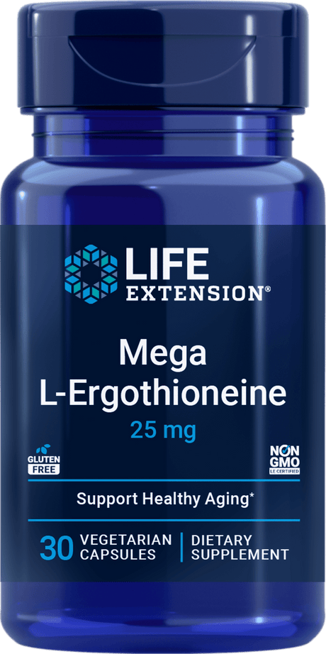 Life Extension Mega L-Ergothioneine 25 mg, 30 vegetariske kapsler