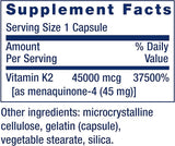 Mega Vitamin K2 High Potency for Strong Bones - Uno Vita AS
