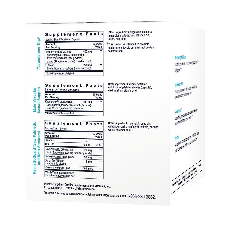 Men’s Vitality Packs (sexual health, testosterone & prostate) - Uno Vita AS