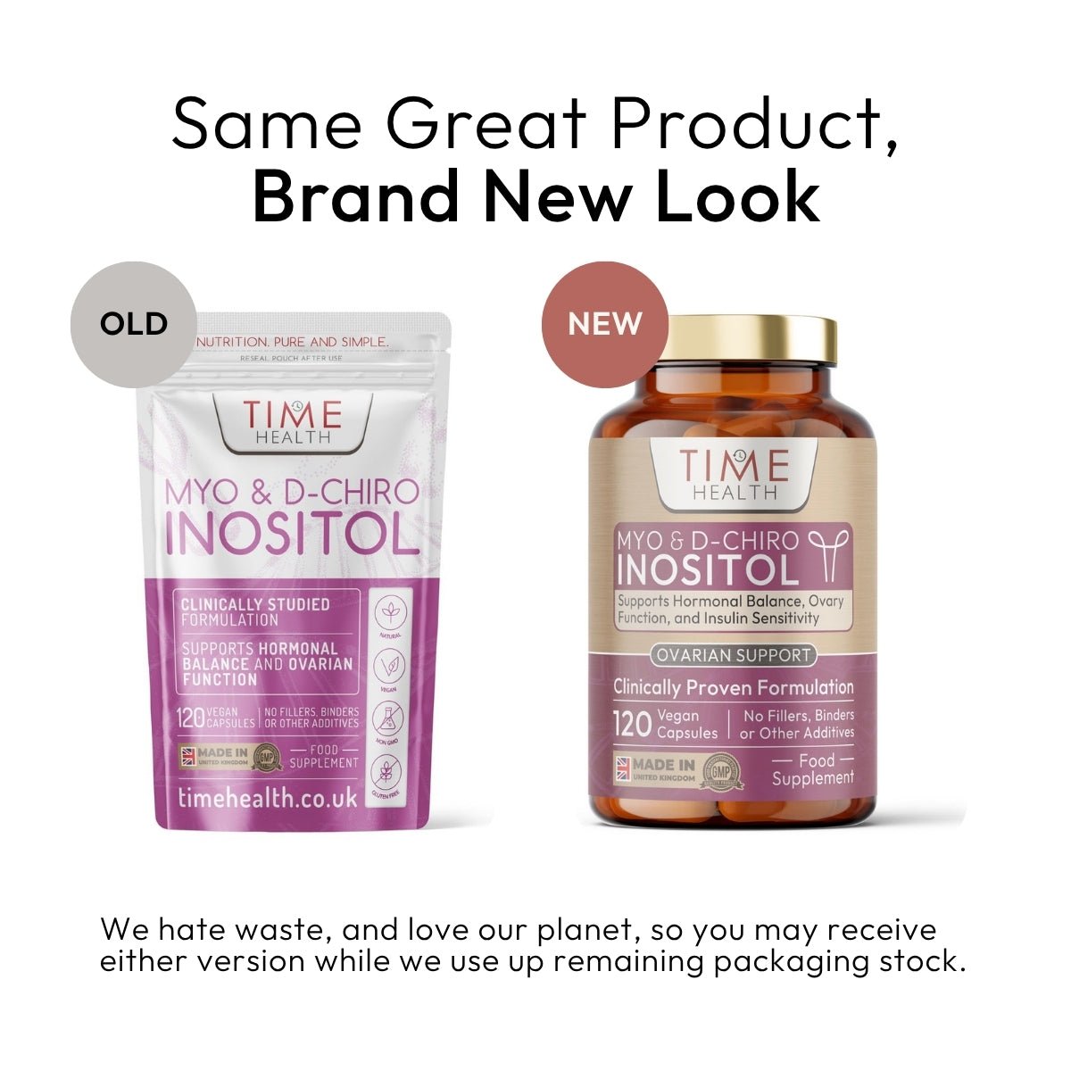 Myo & D Chiro Inositol – Promotes Hormonal Balance & Normal Ovarian Function (120) - Uno Vita AS