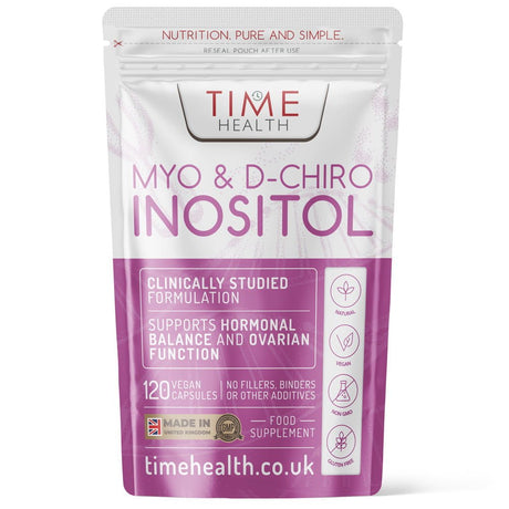 Myo & D Chiro Inositol – Promotes Hormonal Balance & Normal Ovarian Function (120) - Uno Vita AS